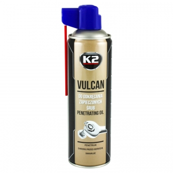 Мастило для болтів K2 Vulkan рідке синтетичне прозоре аерозоль 500 мл