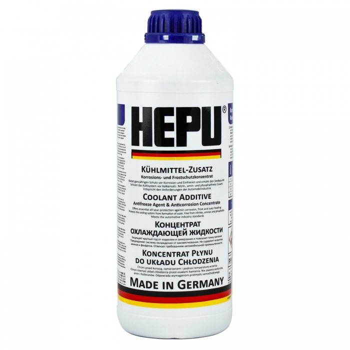 Концентрат охолоджуючої рідини (Антифриз) HEPU G11 P999 1.5л синій	