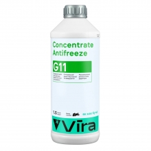 Охолоджуюча рідина Vira Concentrate Antifreeze G11 зелений 1,5л
