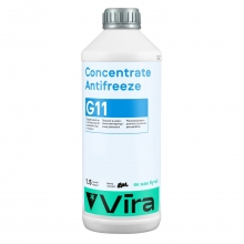 Охолоджуюча рідина Vira Concentrate Antifreeze G11 синій 1,5л	